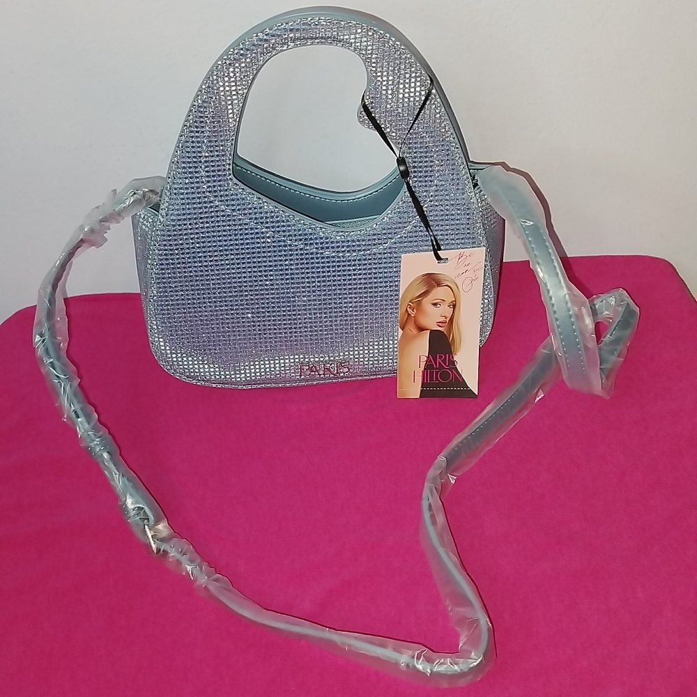 Paris Hilton Crossbody Bag With Heart-Shaped Handle